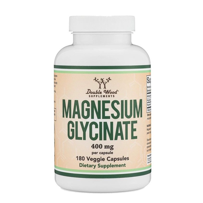 Магнезий ( глицинат ) 400 mg х180 капсули Double Wood