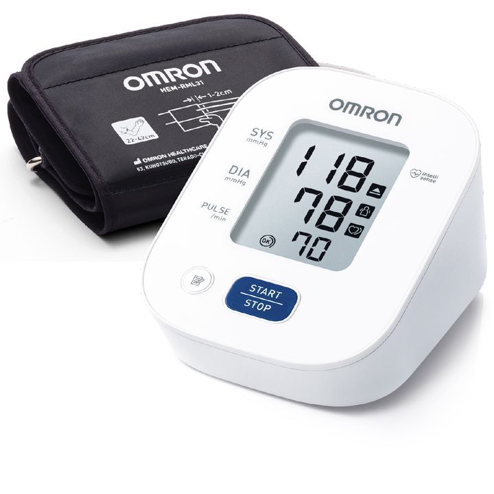 Omron M2+ Апарат за измерване на кръвно налягане над лакът + адаптер