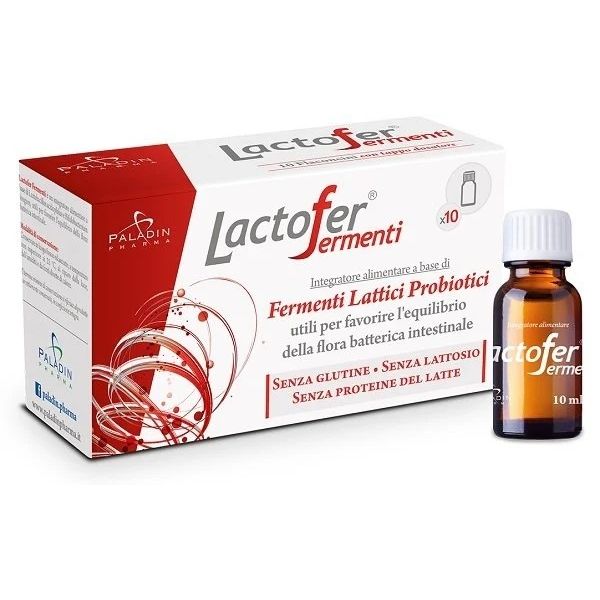 Lactofer Пробиотик 2 млрд. активни пробиотици 10мл х10 флакона Paladin Pharma