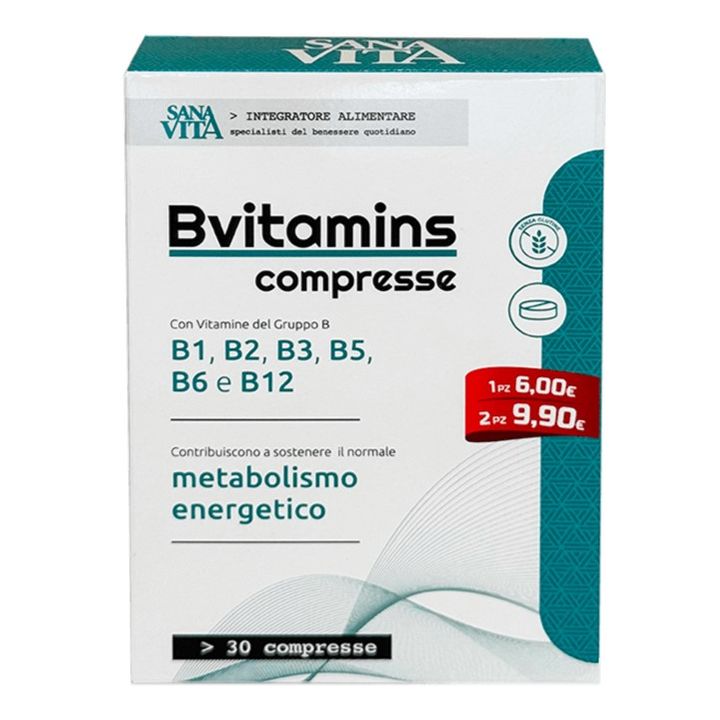 Витамини В-комплекс х30 таблетки SanaVita