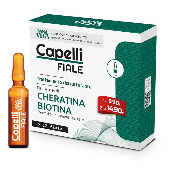 Capelli Fiale Ампули за коса 10 ml х12 бр Sanavita
