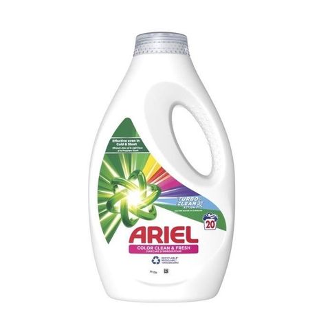 Ariel Color Clean & Fresh Течен препарат за пране x1 л, 20 пранета