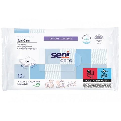 Seni Care XXL Мокри кърпи x10 броя