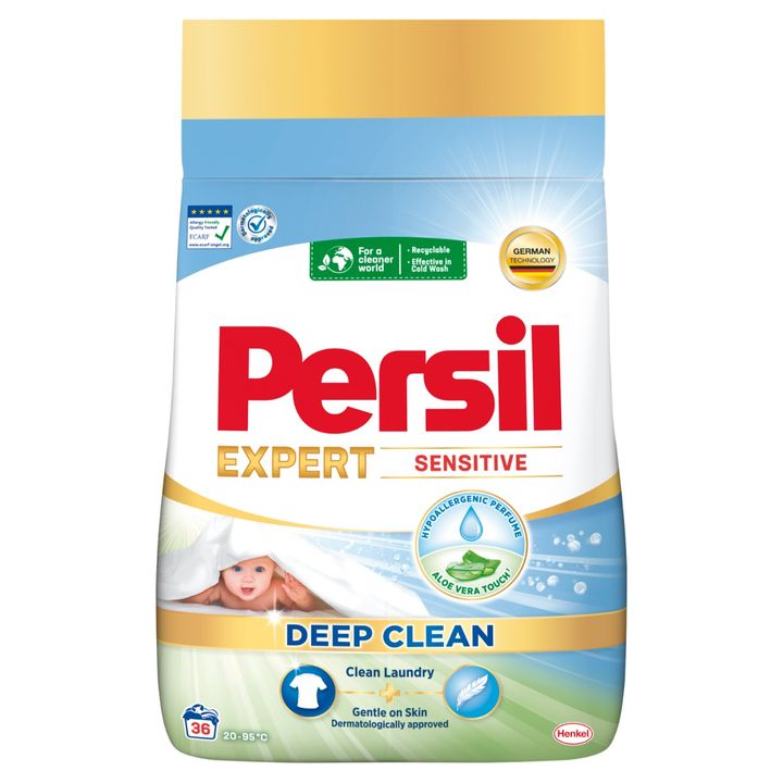 Persil Expert Sensitive Перилен препарат на прах x1.98 кг, 36 пранета