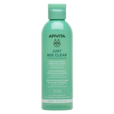 Apivita Just Be Clear Пречистващ и свиващ порите лосион x200 мл