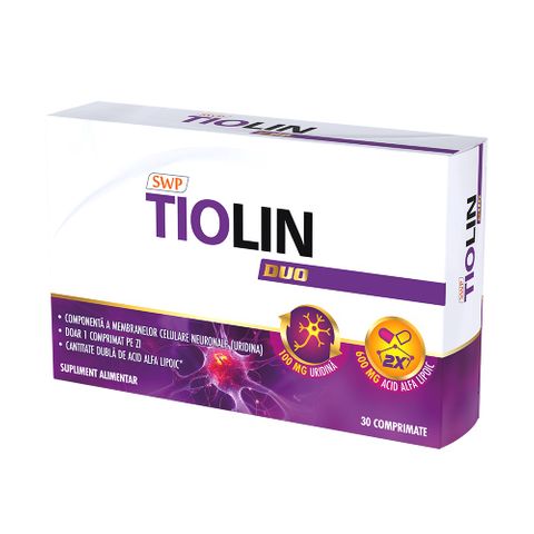 Тиолин Дуо за нервната система х30 таблетки Sun Wave Pharma