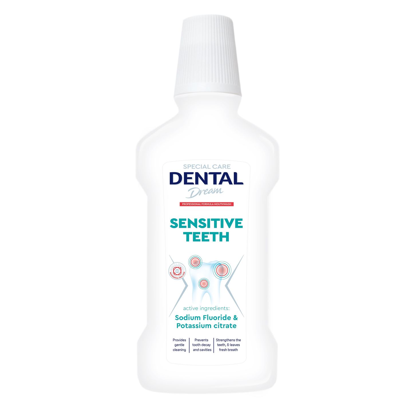 Dental Dream Sensitive Teeth Вода за уста за чувствителни зъби x500 мл