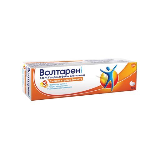 Волтарен Емулгел за лечение на болка, възпаление и оток при ставите и мускулите 1.16% х50 грама GSK Беста Мед