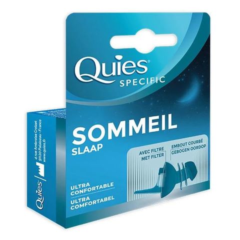 Quies Силиконови тапи за уши за възрастни 24 dB (с филтър) х1 чифт
