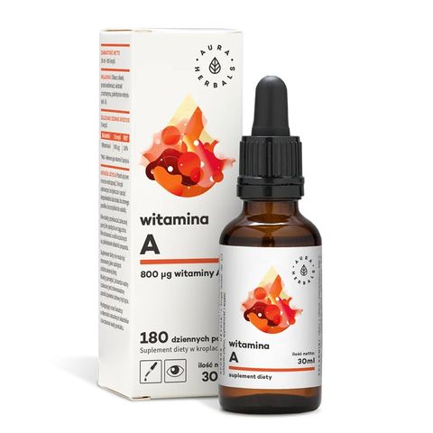 Витамин А капки х30 мл Aura Herbals