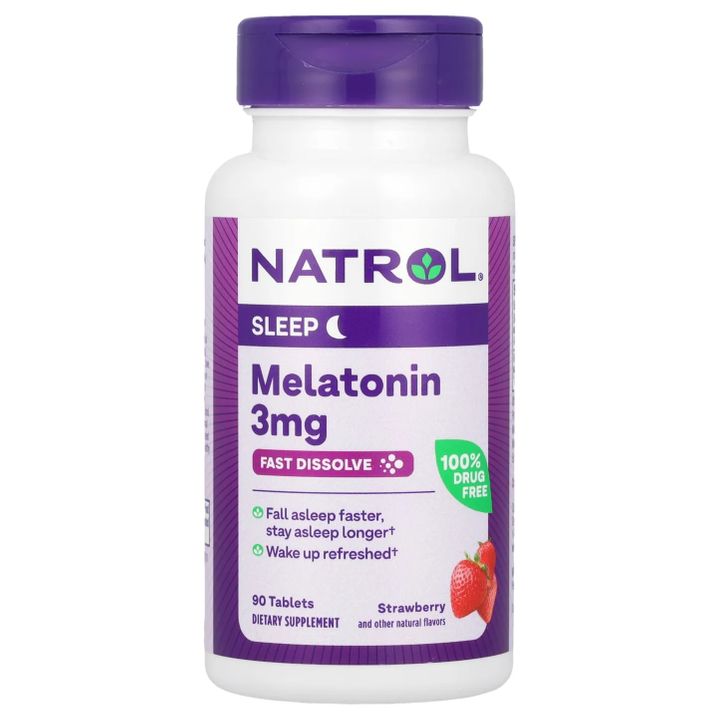 Мелатонин Fast Dissolve 3mg х90 таблетки Natrol