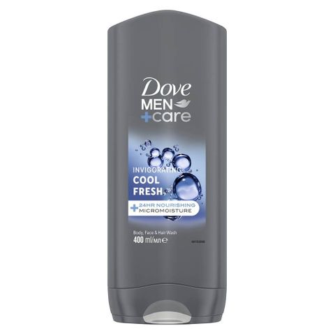 Dove Men+Care Cool Fresh Душ гел за мъже за тяло, лице и коса x400 мл