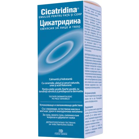 Цикатридина емулсия за суха и много суха кожа х180 мл Naturpharma