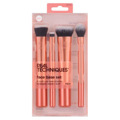 Real Techniques Kомплект четки за грим, 4 части - 0052