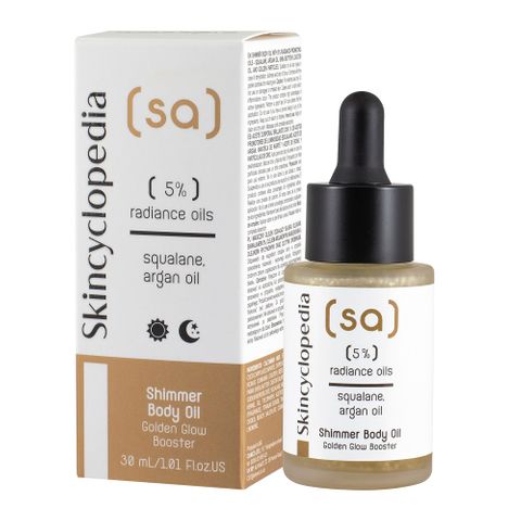 Skincyclopedia SA Блестящо масло за тяло с златни частици х30 мл