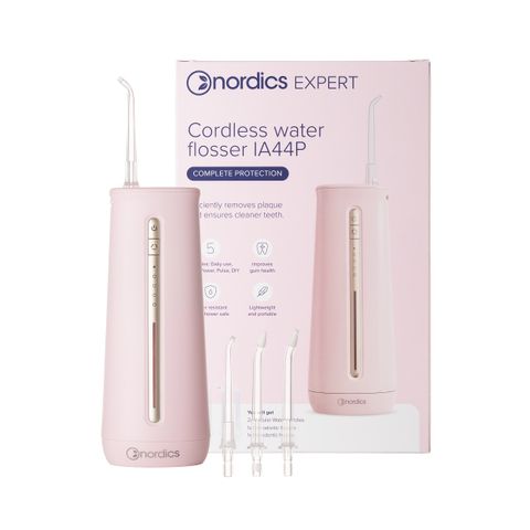 Nordics Expert Безжичен зъбен душ IA44P, розов
