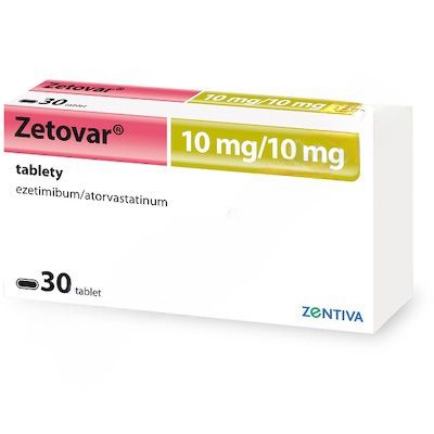 Зетовар 10 mg/10 mg х30 филмирани таблетки