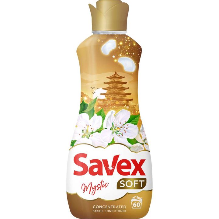 Savex Soft Mystic Омекотител концентрат х1500 мл, 60 пранета