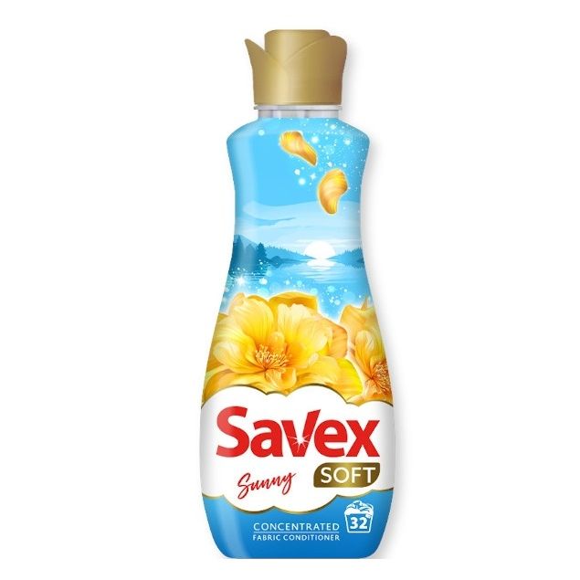 Savex Soft  Sunny Омекотител концентрат х800 мл, 32 пранета