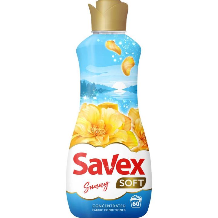 Savex Soft  Sunny Омекотител концентрат х1500 мл, 60 пранета