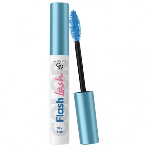 Golden Rose Flash Lash Цветна спирала за мигли х9 мл цвят, 03 Sky Blue