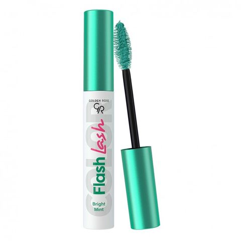 Golden Rose Flash Lash Цветна спирала за мигли х9 мл цвят, 01 Bright Mint