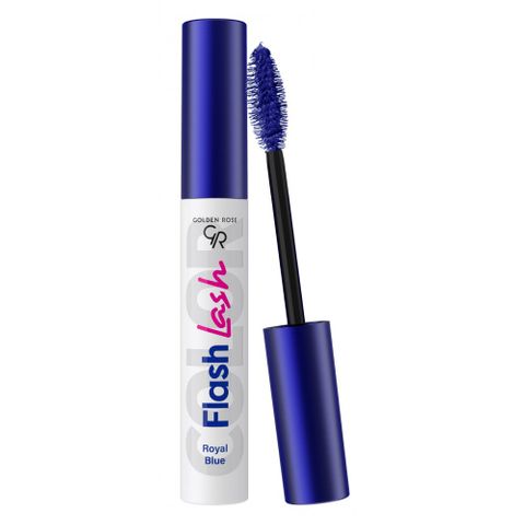 Golden Rose Flash Lash Цветна спирала за мигли х9 мл цвят, 04 Royal Blue