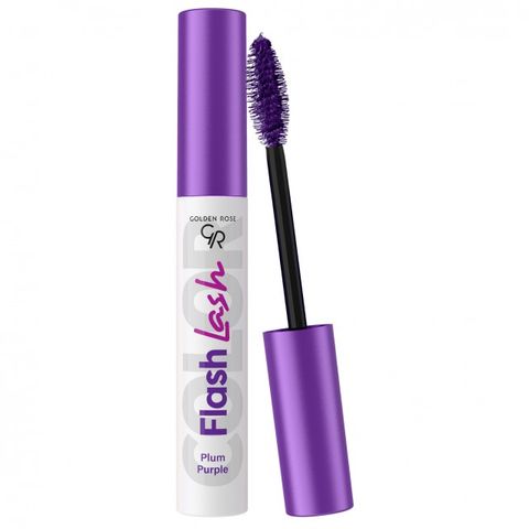 Golden Rose Flash Lash Цветна спирала за мигли х9 мл цвят, 07 Plum Purple