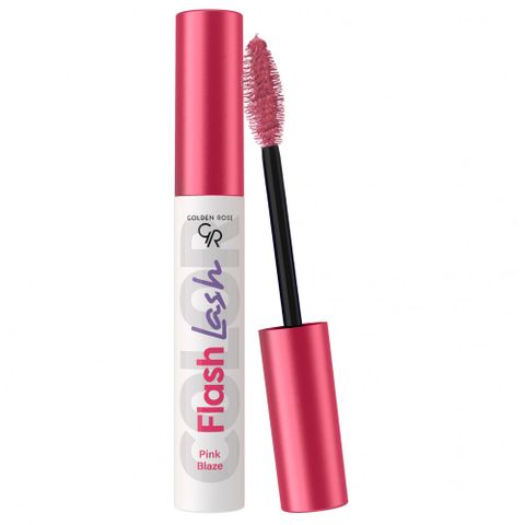 Golden Rose Flash Lash Цветна спирала за мигли х9 мл цвят, 05 Pink Blaze