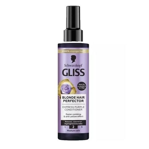 Gliss Blond Perfect Purple Спрей-балсам за изрусена коса х200 мл