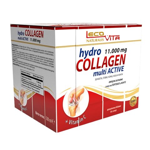 LecoVita Промо комплект Hydro Collagen Multi Active 11000 mg х20 ампули + подарък 4 ампули