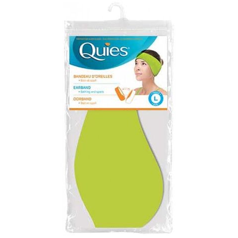 Quies Лента за ушите за плуване и спорт L