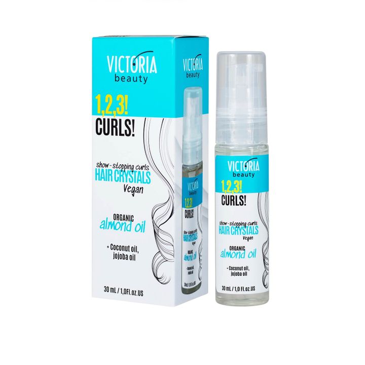 Victoria Beauty 1.2.3!Curls! Кристали за къдрава коса х30 мл