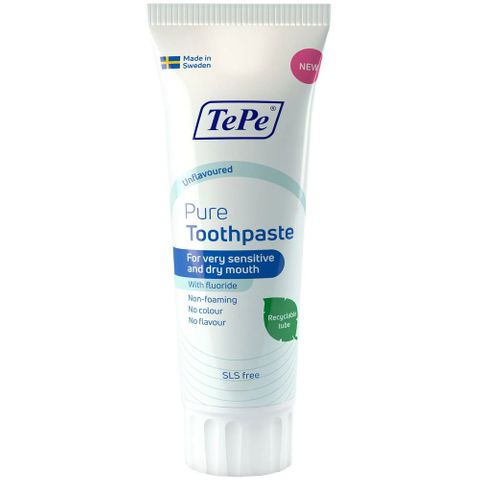 TePe Pure Паста за зъби при чувствителни венци х75 мл