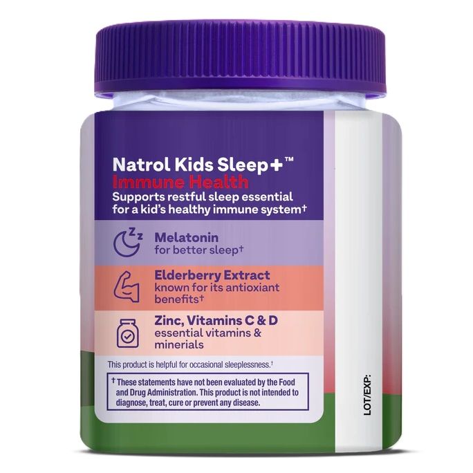 Kids Sleep+ Immune Health Мелатонин х50 желирани таблетки Natrol