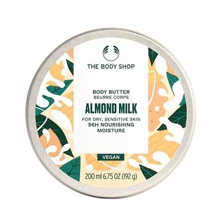 The Body Shop Almond Milk Успокояващо масло за тяло с бадемово мляко х200 мл