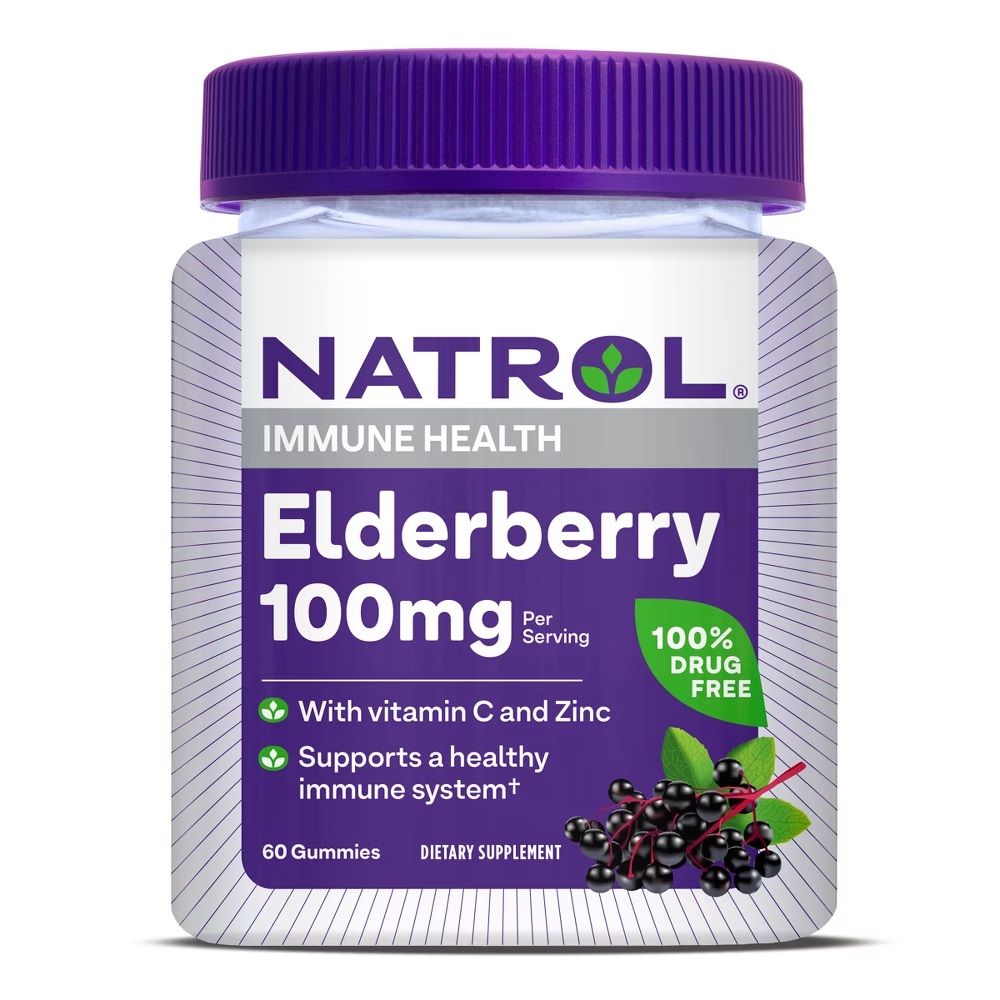 Екстракт от бъз 100mg х60 желирани таблетки Natrol
