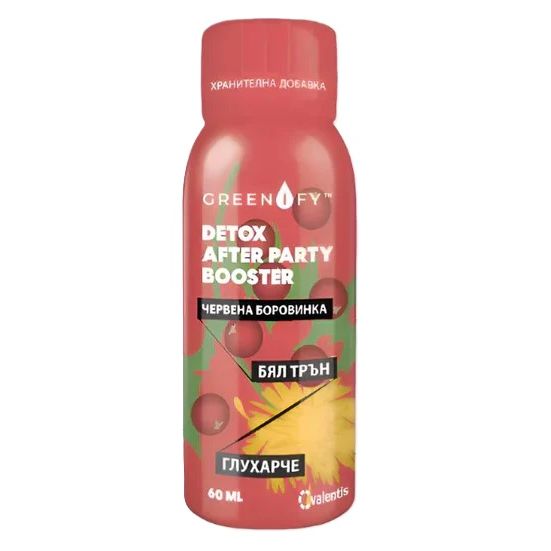 Greenify Detox After Party Booster след обилно хранене и партита х60 мл Valentis