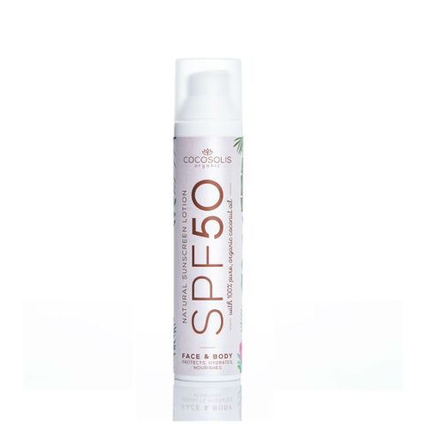 Cocosolis Натурален слънцезащитен лосион за лице и тяло SPF50 х100 мл