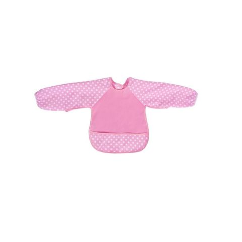 Sevi Baby Еко лигавник с ръкави за деца, розов