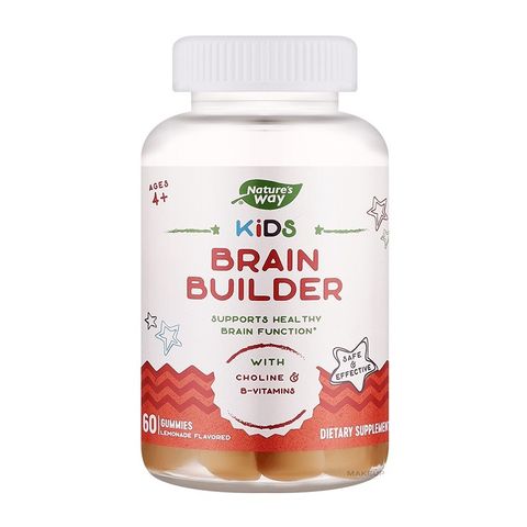 Kids Brain Builder Детска формула за стимулиране на мозъчната дейност х60 желирани таблетки Nature’s Way