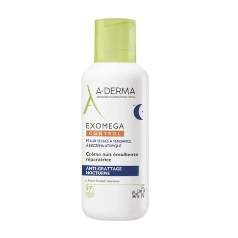 A-Derma Exomega Control Eмолиентен възстановяващ нощен крем x400 мл