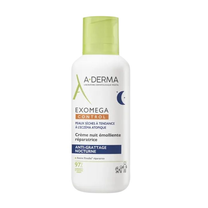 A-Derma Exomega Control Eмолиентен възстановяващ нощен крем x400 мл