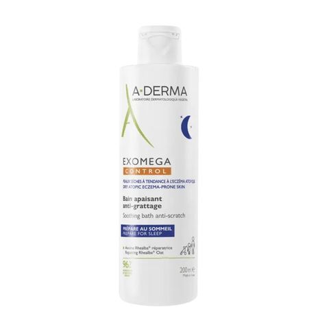 A-Derma Exomega Control Успокояваща вана за атопична кожа срещу разчесване x200 мл