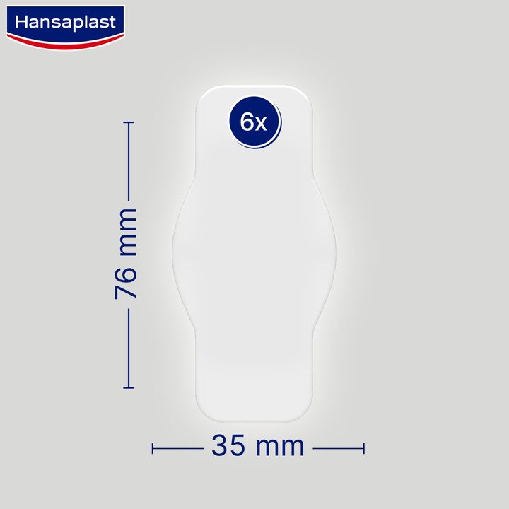 Hansaplast Втора кожа Пластир за повърхностни рани х6 броя