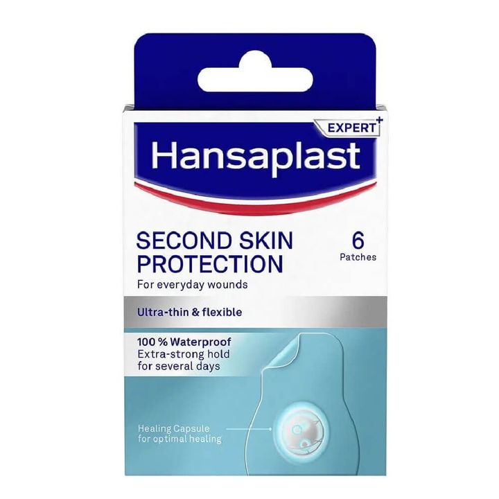 Hansaplast Втора кожа Пластир за повърхностни рани х6 броя