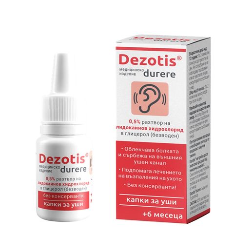 Dezotis Капки за уши х10 мл Naturprodukt