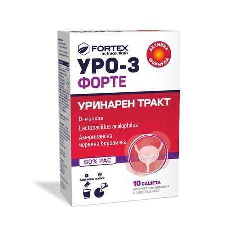 Уро-3 Форте x10 сашета Fortex