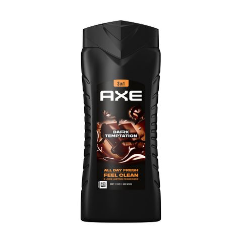 Axe Dark Temptation Освежаващ душ гел за мъже за лице тяло и коса x400 мл