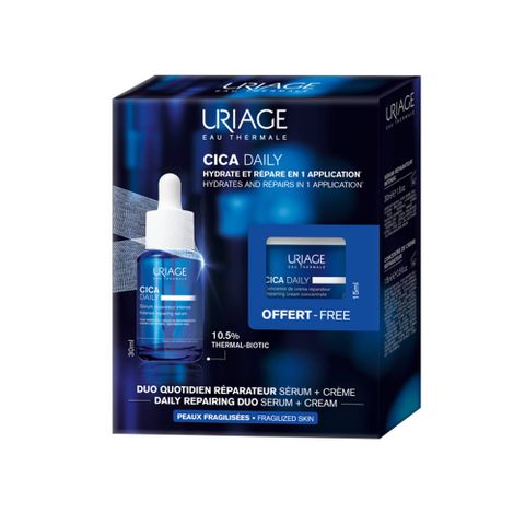 Uriage Cica Daily Комплект за лице Възстановяваща рутинна грижа за всеки тип кожа
